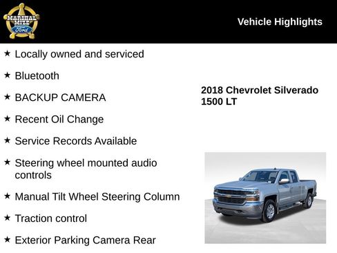 Used 2018 Chevrolet Silverado 1500 LT image 2