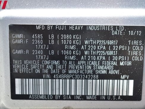 Used 2013 Subaru Outback 2.5i Limited image 36