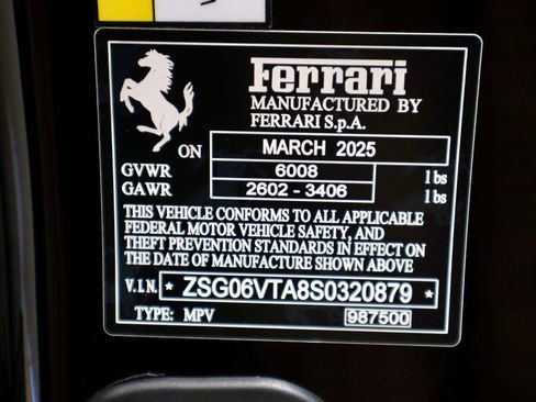 Certified 2025 Ferrari Purosangue AWD/4WD image 41