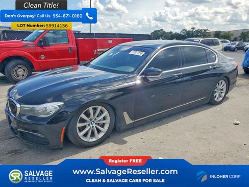 Used 2018 BMW 740i xDrive AWD/4WD image 1
