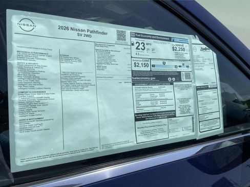 New 2026 Nissan Pathfinder SV FWD image 17