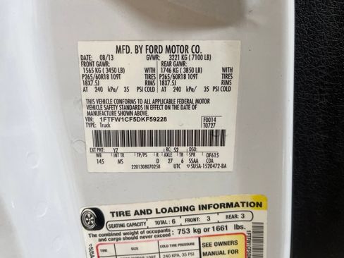 Used 2013 Ford F150 XLT w/ XLT Chrome Pkg RWD image 26
