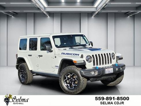 Used 2021 Jeep Wrangler Unlimited Rubicon 4xe w/ Cold Weather Group image 1