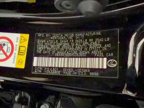 Used 2017 Lexus ES 350 w/ Luxury Package FWD image 32