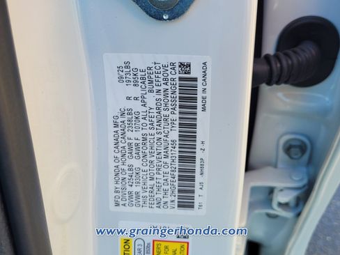 New 2026 Honda Civic Sport Touring image 13