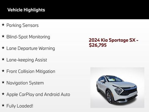 Used 2024 Kia Sportage SX FWD image 5