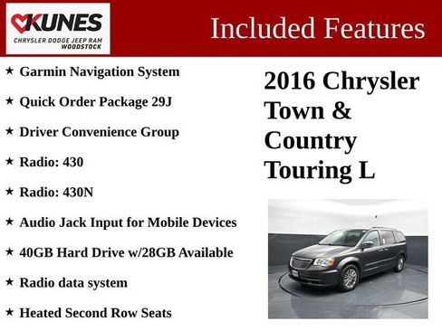 Used 2016 Chrysler Town & Country Touring-L w/ Driver Convenience Group image 3