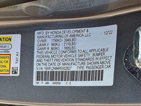 Certified 2023 Honda Civic Sport image 23