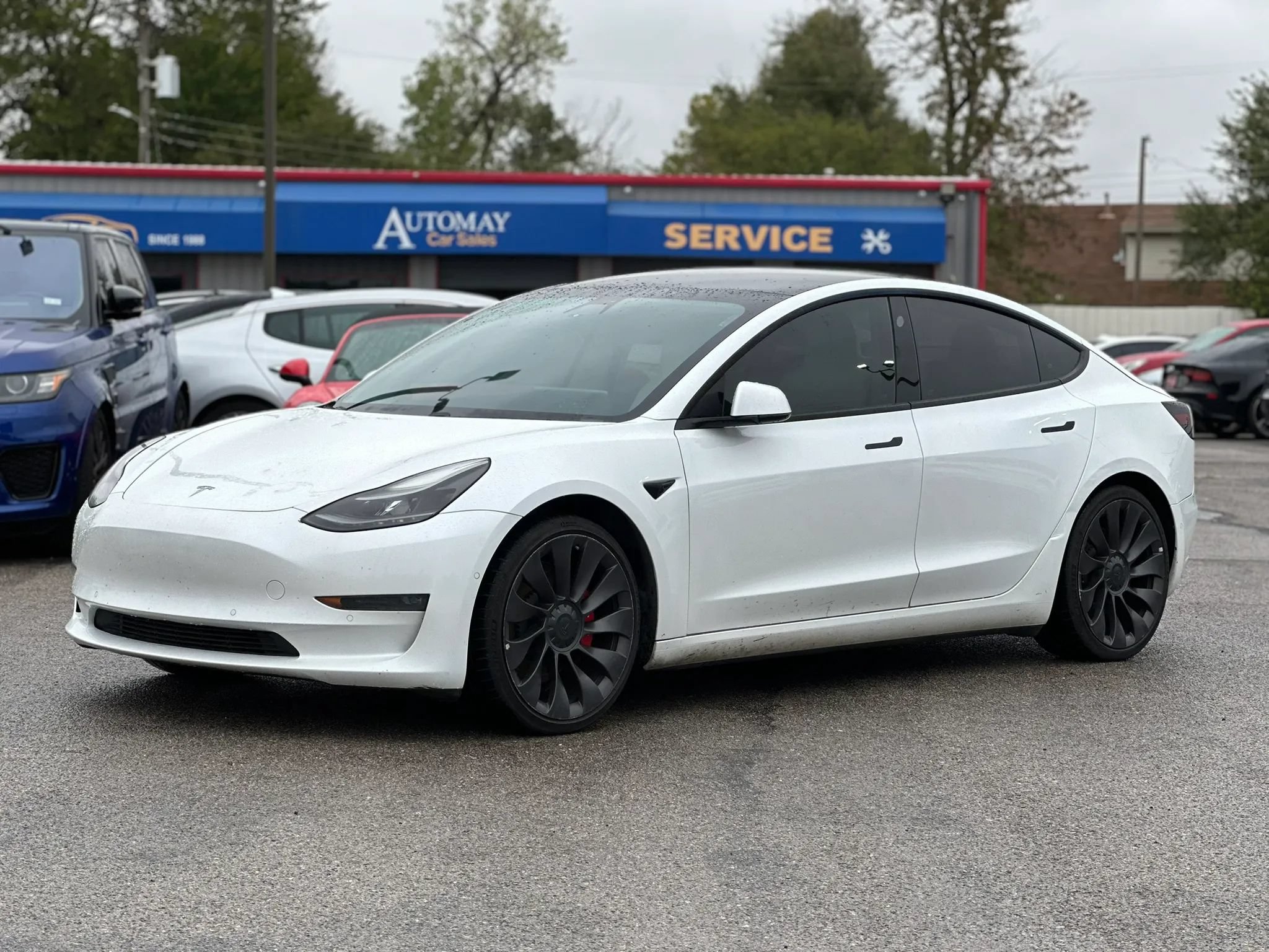 Used 2021 Tesla Model 3 Performance AWD/4WD image 1