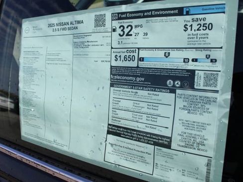New 2025 Nissan Altima 2.5 S image 9