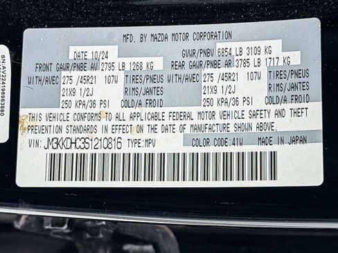 Used 2025 MAZDA CX-90 3.3 Turbo S w/ Premium Package image 37