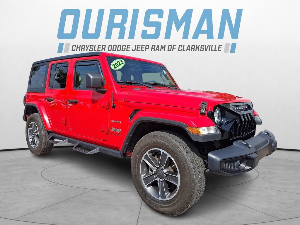 Used 2023 Jeep Wrangler Unlimited Sahara AWD/4WD image 1
