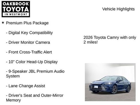New 2026 Toyota Camry XLE image 7