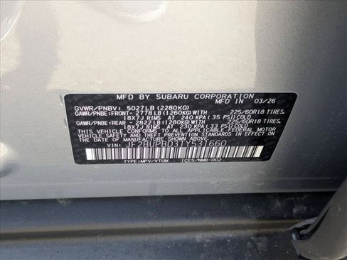 New 2026 Subaru Outback Premium w/ Premium/Limited Package AWD/4WD image 18