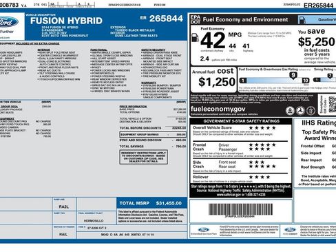 Used 2014 Ford Fusion SE w/ Equipment Group 502A FWD image 2