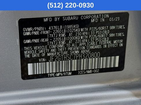 Used 2023 Subaru Crosstrek 2.5i Sport image 41