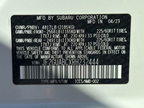 Used 2024 Subaru Crosstrek 2.0i AWD/4WD image 44