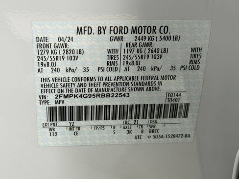 Used 2024 Ford Edge SE w/ Black Appearance Package AWD/4WD image 25