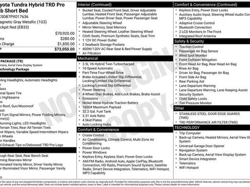 Used 2023 Toyota Tundra TRD Pro AWD/4WD image 9