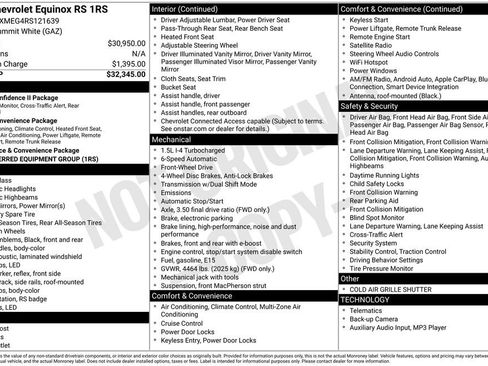Certified 2024 Chevrolet Equinox RS image 6