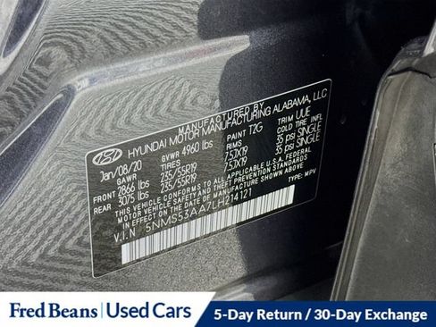 Used 2020 Hyundai Santa Fe Limited FWD image 40