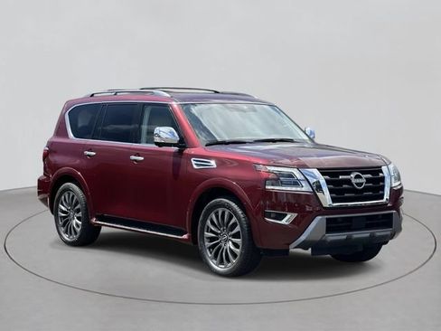 Used 2023 Nissan Armada Platinum w/ Captain's Chairs Package AWD/4WD image 6