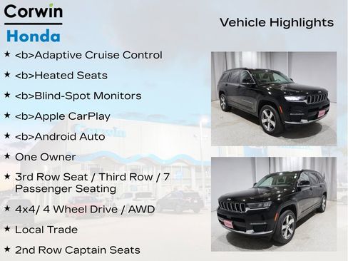 Used 2022 Jeep Grand Cherokee L Limited image 11
