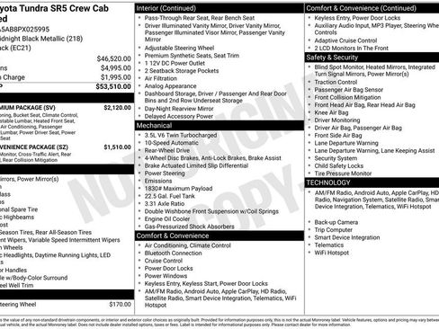 Used 2023 Toyota Tundra SR5 w/ SR5 Premium Package image 35