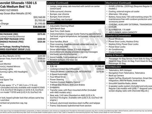 Used 2016 Chevrolet Silverado 1500 LS w/ Trailering Package AWD/4WD image 4