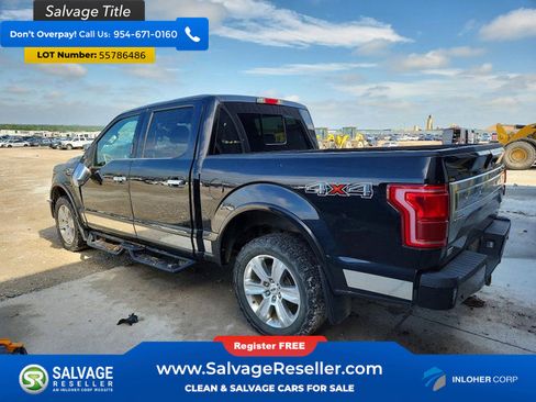 Used 2015 Ford F150 Platinum w/ Equipment Group 701A Luxury AWD/4WD image 3