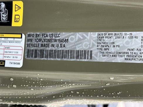 New 2026 Jeep Wrangler Sport image 28