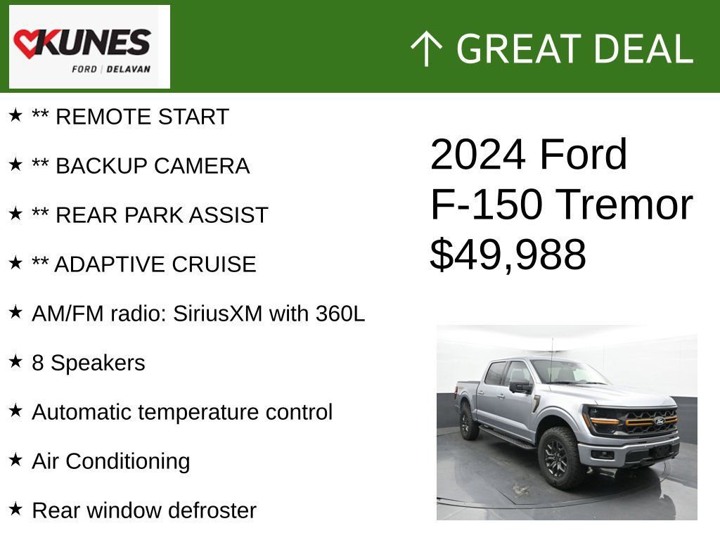 Used 2024 Ford F150 Tremor w/ Tow/Haul Package AWD/4WD image 2