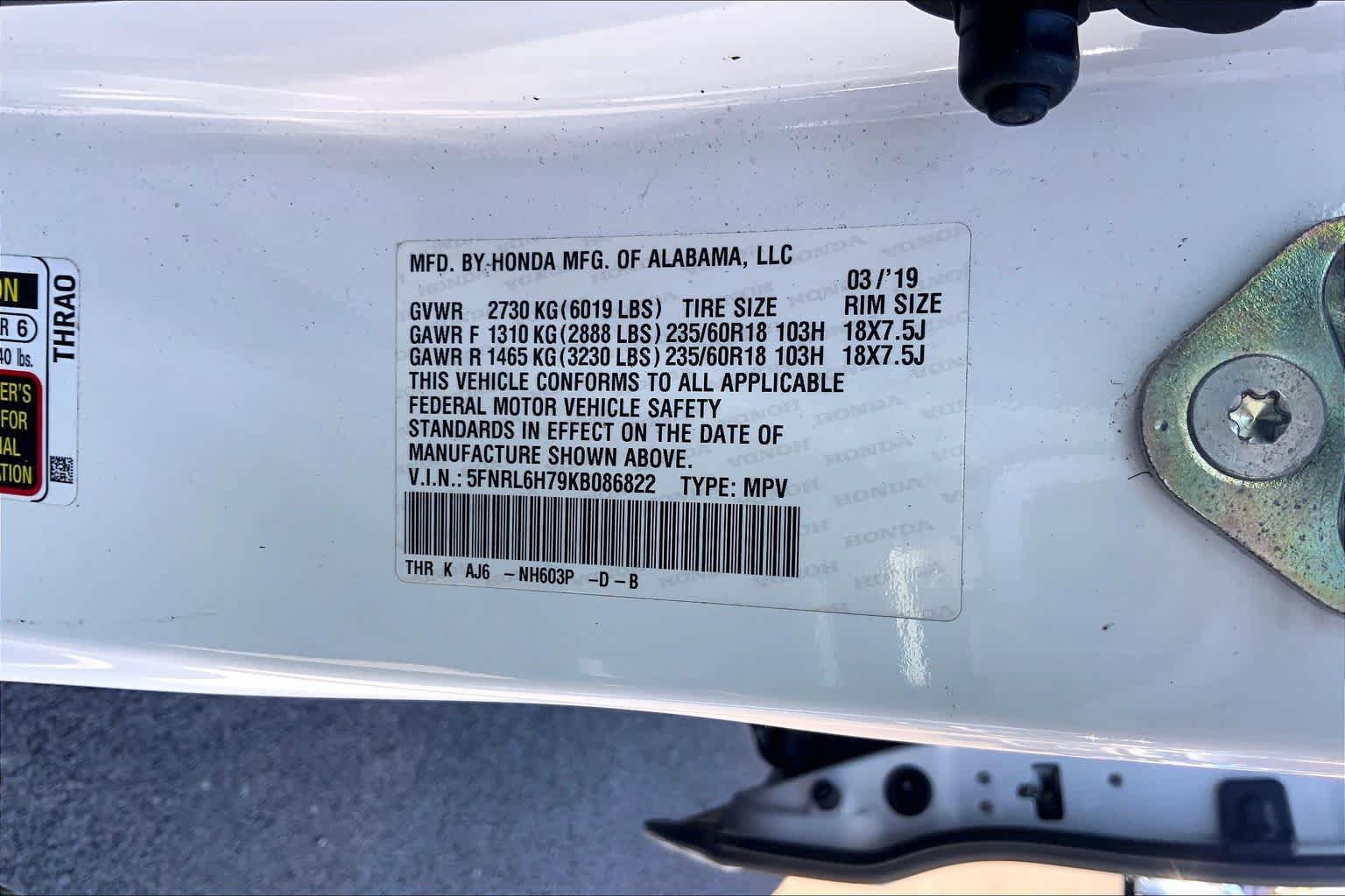 Used 2019 Honda Odyssey EX-L image 20