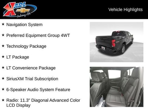 New 2025 Chevrolet Colorado LT w/ LT Convenience Package image 3