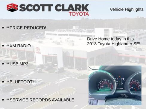 Used 2013 Toyota Highlander SE FWD image 8