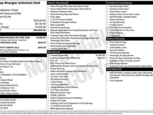 Used 2017 Jeep Wrangler Unlimited Sahara w/ Quick Order Package 24E Chief image 33