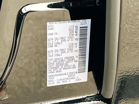 New 2026 Nissan Frontier PRO-4X image 30