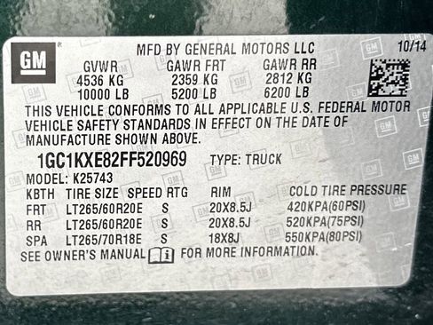 Used 2015 Chevrolet Silverado 2500 High Country w/ Duramax Plus Package AWD/4WD image 34