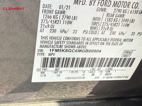 Used 2021 Ford Explorer ST w/ Equipment Group 401A AWD/4WD image 33