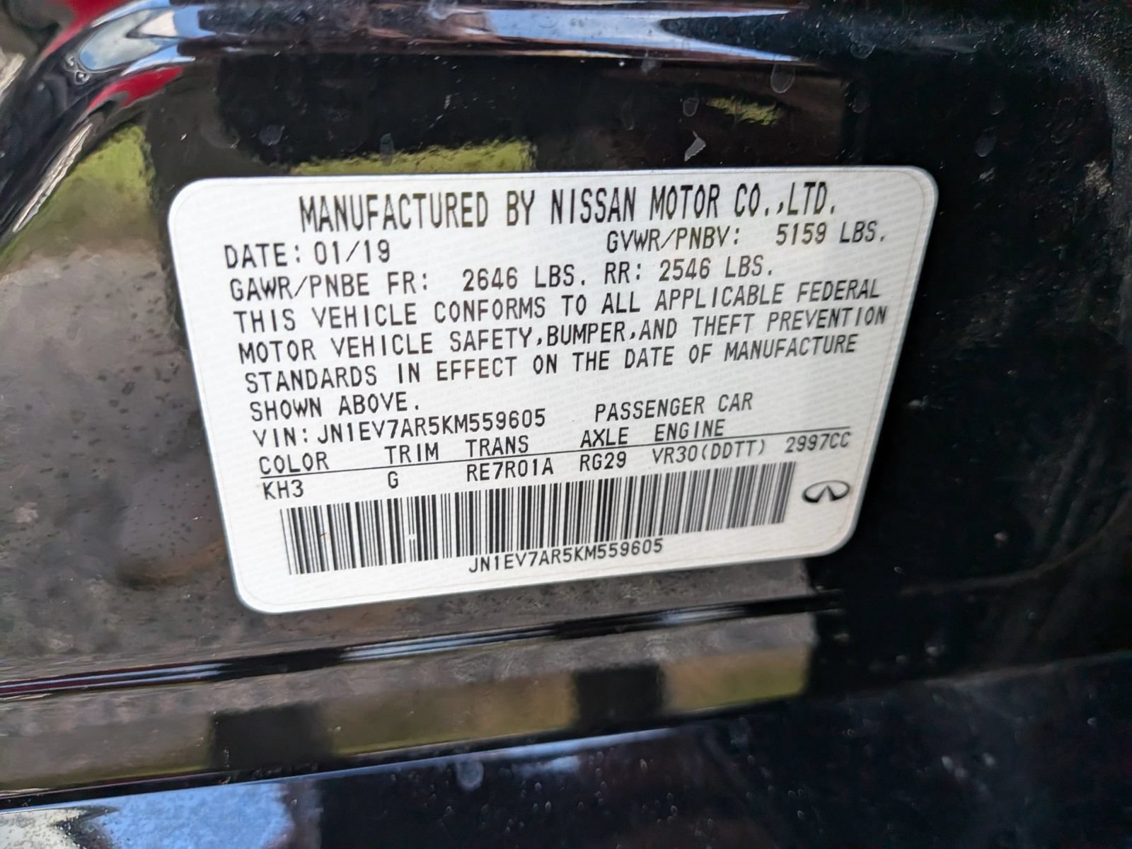 Used 2019 INFINITI Q50 Luxe AWD/4WD image 62