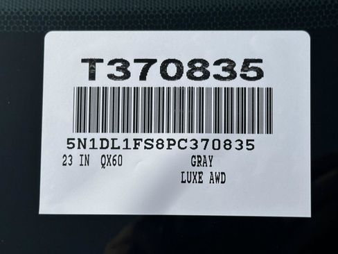 Used 2023 INFINITI QX60 Luxe w/ Cargo Package AWD/4WD image 15