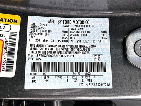 Certified 2023 Ford Bronco Sport Outer Banks w/ Tech Package image 19