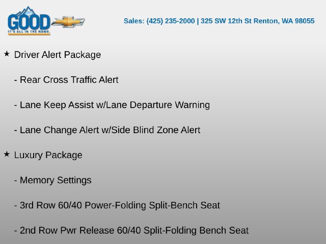 Used 2021 Chevrolet Tahoe LT w/ LT Signature Package AWD/4WD image 10