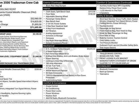 Used 2022 RAM 3500 Tradesman w/ Safety Group image 2
