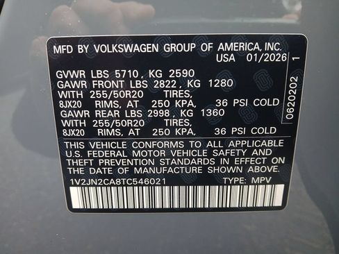 New 2026 Volkswagen Atlas SE FWD image 29
