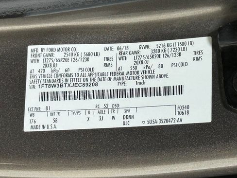 Used 2018 Ford F350 Lariat w/ Lariat Ultimate Package image 88