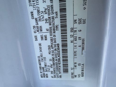 Used 2020 Ford F150 XL w/ Equipment Group 101A Mid AWD/4WD image 19