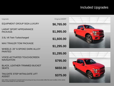 Used 2020 Ford F150 Lariat w/ Equipment Group 502A Luxury image 4