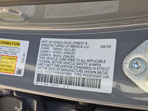 Used 2025 Honda Accord SE image 31