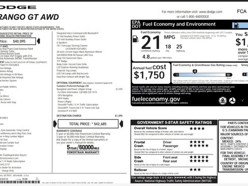 Used 2017 Dodge Durango GT w/ Nav & Power Liftgate Group image 5